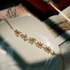 Wholesale Women's Retro Baroque Pearl Flower Handmade Bracelet