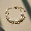 Wholesale Women's Retro Baroque Pearl Flower Handmade Bracelet