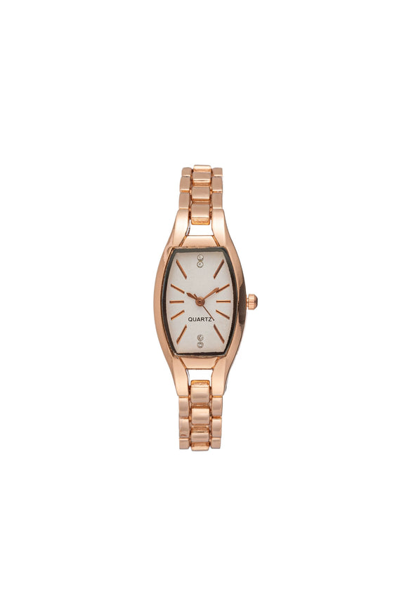 Wholesale Women's Retro Barrel Shaped Stainless Steel And Alloy Bracelet Quartz Watch With Horseshoe Buckle