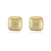 Wholesale Women's Retro Copper Electroplated Geometric Oval Cshaped Earrings