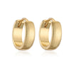 Wholesale Women's Retro Copper Electroplated Geometric Oval Cshaped Earrings