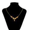 Wholesale Women's Retro Copperzinc Alloy Goldplated Tulip Flower Necklace