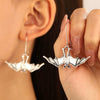 Wholesale Women's Retro Creative Gothic Style Alloy Bat Pendant Earrings With Animal Pattern And Electroplating Process