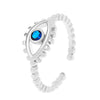 Wholesale Women's Retro Devil's Eye Opening Ring Jewelry Copper Electroplating