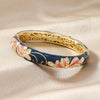 Wholesale Women's Retro Elegant Fashion Cloisonne Enamel Bracelet With Electroplating Treatment