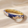 Wholesale Women's Retro Elegant Fashion Cloisonne Enamel Bracelet With Electroplating Treatment