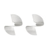 Wholesale Women's Retro Exaggerated Alloy Fan Shaped Irregular Earrings With Geometric Design And Electroplating