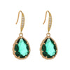 Wholesale Women's Retro Exaggerated Copper Gold Plated Geometric Earrings Electroplated