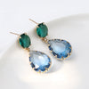 Wholesale Women's Retro Exaggerated Copper Gold Plated Geometric Earrings Electroplated