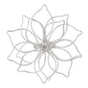 Wholesale Women's Retro Exaggerated Metal Hollow Flower Geometric Woven Earrings With Electroplating