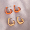 Wholesale Women's Retro French Geometric Irregular Zinc Alloy Electroplated Earrings