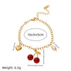 Wholesale Women's Retro Fruit Shape Titanium Steel Pendant Necklace With Furnace Vacuum Electroplated Color Preservation