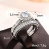 Wholesale Women's Retro Geometric Copper Ring Inlaid With Zircon
