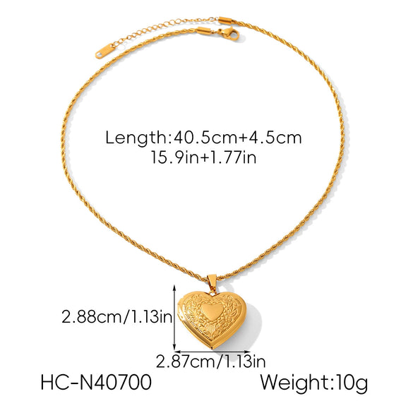 Wholesale Women's Retro Geometric Embossed Electroplated Stainless Steel Fliptop Pendant Twist Chain Necklace Luxury Niche Jewelry