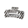 Wholesale Women's Retro Geometric Leopard Print Hair Claw Clip With Printing Process