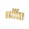 Wholesale Women's Retro Geometric Leopard Print Hair Claw Clip With Printing Process