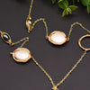 Wholesale Women's Retro Geometric Pearl Necklace With Freshwater Pearl Pendant And High End Cross Chain