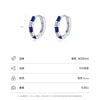 Wholesale Women's Retro Geometric S925 Sterling Silver Dripping Glue Ear Buckle Earrings