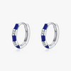 Wholesale Women's Retro Geometric S925 Sterling Silver Dripping Glue Ear Buckle Earrings