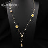 Wholesale Women's Retro Highend Freshwater Pearl Geometric Style Necklace With Electroplating And Regular Chain