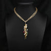 Wholesale Women's Retro Highend Freshwater Pearl Geometric Style Necklace With Electroplating And Regular Chain