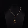 Wholesale Women's Retro Highend Freshwater Pearl Geometric Style Necklace With Electroplating And Regular Chain