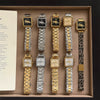 Wholesale Women's Retro Leopard Square Steel Band Wristwatch With Ordinary Glass Mirror Medieval Style