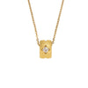 Wholesale Women's Retro Light Luxury Style Star Pattern Copper Zircon Inlaid Gold Plated O Word Chain Small Waist Necklace