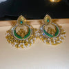 Wholesale Women's Retro Metal Geometric Tassel Earrings With Electroplating Design
