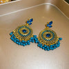 Wholesale Women's Retro Metal Geometric Tassel Earrings With Electroplating Design