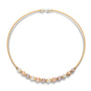 Wholesale Women's Retro Minimalist Geometric Copper And Natural Pearl 14K Goldfilled Earrings Set With Pearls