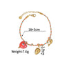 Wholesale Women's Retro Multielement Titanium Steel Fruitshaped Electroplated Bracelet