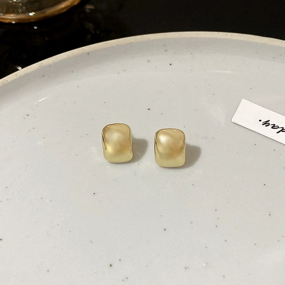 Wholesale Women's Retro Natural Style Alloy 925 Silver Electroplated Zircon Pearl Earrings With Flower And Geometric Patterns