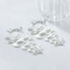 Wholesale Women's Retro Niche Trendy Exaggerated Skeletonshaped Geometric Zinc Alloy Earrings