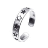 Wholesale Women's Retro Open Star Ring Jewelry Copper Electroplated