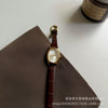 Wholesale Women's Retro Oval Alloy Case Leather Strap Watch Medieval Style