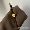 Wholesale Women's Retro Oval Alloy Case Leather Strap Watch Medieval Style