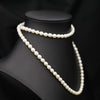 Wholesale Women's Retro Pearl Jewelry Ball Chain Necklace With Drop Shape Design And Electroplating Treatment