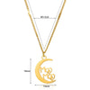 Wholesale Women's Retro Stainless Steel Love Necklace With Heart Shape Letters Pendant And Cross Chain Electroplated
