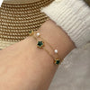 Wholesale Women's Retro Star Pattern Stainless Steel Electroplated Bracelet