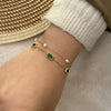 Wholesale Women's Retro Star Pattern Stainless Steel Electroplated Bracelet