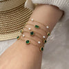Wholesale Women's Retro Star Pattern Stainless Steel Electroplated Bracelet