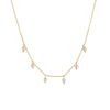 Wholesale Women's Retro Style Sterling Silver Geometric Necklace With Shell Pearl