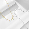 Wholesale Women's Retro Style Sterling Silver Geometric Necklace With Shell Pearl