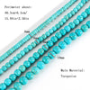 Wholesale Women's Retro Turquoise Beaded Ball Chain Handmade Clavicle Necklace
