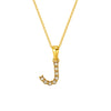 Wholesale Women's Rhinestone And Titanium Steel Diamond Inlaid Cross Chain Alphabet Necklace With Letters Numbers And Text