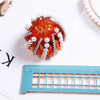 Wholesale Women's Rhinestone Ponytail Clip Handmade Ball Head Hair Grip