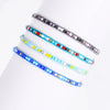 Wholesale Women's Rice Bead Hand Woven Bohemian Color Bracelet With Geometric Design