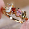 Wholesale Women's Ring Alloy Geometric Retro Exaggerated Simple Personality Fashion Electroplated