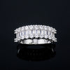 Wholesale Women's Ring Copper Gold Plated Zircon Geometric Style